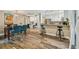 Inviting dining room and kitchen with modern flooring and stylish decor at 503 Tangerine Dr, Oldsmar, FL 34677