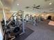 An exercise room with fitness equipment provides a dedicated space for residents to maintain their health and well-being at 5554 Riva Ridge Dr, Wesley Chapel, FL 33544
