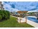 Relax on the waterfront under the pergola and enjoy watching boats at the community marina at 5712 Biscayne Ct # 205, New Port Richey, FL 34652