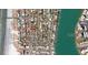 Aerial view of neighborhood showing the property's location and proximity to nearby waterways at 721 Mandalay Ave, Clearwater Beach, FL 33767