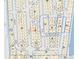 Detailed street map showcases property lines and local street names of the neighborhood at 721 Mandalay Ave, Clearwater Beach, FL 33767