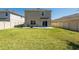 Expansive backyard features a well-maintained lawn, a privacy fence, and a bright and sunny disposition at 7486 Tuscan Bay Cir, Wesley Chapel, FL 33545