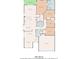 Detailed floor plan showcasing the layout of the 1,861 square foot home at 8704 Sandy Plains Dr, Riverview, FL 33578
