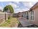 Backyard with fence and patio area at 9205 Ledgestone Ln, Port Richey, FL 34668