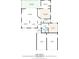 Home floor plan featuring living room, kitchen, primary bedroom, porch, carport and garage at 10828 99Th Pl, Seminole, FL 33772