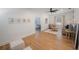 Bright living room with hardwood floors, neutral color palette, and contemporary furnishings at 1110 36Th N Ave, St Petersburg, FL 33704
