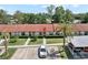 Aerial view of the community with well-maintained landscaping and convenient parking at 11511 113Th St # 35E, Largo, FL 33778