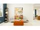 Cozy living room with stylish furniture, decor, and contemporary artwork at 11817 Sparkling Topaz Cv, Parrish, FL 34219