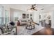 Cozy living room with stylish decor and comfortable seating at 1207 E Giddens Ave, Tampa, FL 33603