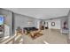 Neutral living room with tile floors and an open floor plan at 17400 Gulf Blvd # J7, Redington Shores, FL 33708
