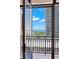 Bright view of the harbor, tall buildings, and blue sky, from the outdoor balcony at 175 2Nd S St # 907, St Petersburg, FL 33701