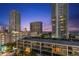 High-rise view of the city skyline at dusk with various buildings and architecture at 175 2Nd S St # 907, St Petersburg, FL 33701