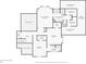 Second floor plan showing the layout of the bedrooms and bathrooms at 1927 Curry Rd, Lutz, FL 33549