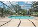 Enjoy the Florida lifestyle with this screened-in pool and patio area at 1927 Curry Rd, Lutz, FL 33549