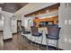 Stylish kitchen features a breakfast bar with seating and sleek, modern appliances at 200 4Th S Ave # 303, St Petersburg, FL 33701
