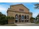 Exterior view of the Palladium Theater, showcasing its classic architecture and event banners at 200 4Th S Ave # 303, St Petersburg, FL 33701