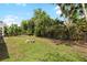 Picturesque backyard with tropical trees and shrubs at 2513 Regal River Rd, Valrico, FL 33596