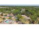 Birds eye view of residential homes with pools and lush trees throughout the community at 3041 Avalon Terrace Dr, Valrico, FL 33596