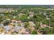 Overhead view of residential homes with pools and lush trees throughout the community at 3041 Avalon Terrace Dr, Valrico, FL 33596