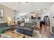 Open-concept living area with dining and kitchen views at 3041 Avalon Terrace Dr, Valrico, FL 33596