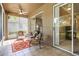 Enjoy the outdoors on this covered patio, with comfortable seating and an inviting atmosphere at 3119 Bent Creek Dr, Valrico, FL 33596