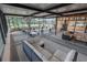 Open patio area with comfortable seating and views at 3119 Bent Creek Dr, Valrico, FL 33596