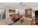 Cozy living room featuring a comfortable sofa, stylish decor, and natural light at 476 Santa Cruz Ne Pl # C, St Petersburg, FL 33703