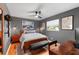 Cozy bedroom featuring a comfortable bed, stylish decor, and warm, inviting lighting at 500 Tallahassee Ne Dr, St Petersburg, FL 33702