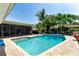 Stunning pool area surrounded by lush landscaping and a screened-in patio at 500 Tallahassee Ne Dr, St Petersburg, FL 33702
