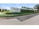 Community entrance with lush landscaping and clear signage for Waterset, a Newland Community at 5609 Silver Sun Dr, Apollo Beach, FL 33572
