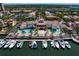 Community clubhouse features a pool and marina, blending luxury and recreation at 5823 Bowen Daniel Dr # 606, Tampa, FL 33616