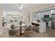 Open concept kitchen and living room, ideal for entertaining, with modern finishes at 628 Bosphorous Ave, Tampa, FL 33606
