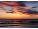 Beautiful ocean sunset with vibrant colors reflecting off the water, perfect for relaxing evenings at 833 Lantana Ave, Clearwater Beach, FL 33767