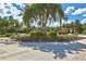 Relaxing pool area with palm trees, lounge chairs, shaded cabanas, and beautiful landscaping for a resort-style experience at 8463 Dunham Station Dr, Tampa, FL 33647