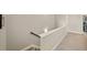 Upstairs hallway with plush carpeting and neutral paint, offering an area of the home with neutral decor at 11548 Crowned Sparrow Ln, Tampa, FL 33626