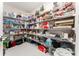 Walk-in pantry with wire shelving, maximizing storage for food items and household essentials at 14623 Horse Trot Rd, Lithia, FL 33547