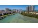 Scenic waterfront community showcasing boat docks and lush landscaping at 1581 Gulf Blvd # 301N, Clearwater Beach, FL 33767