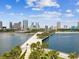Picturesque city skyline view from the water, showcasing modern buildings, waterfront access, and lush green spaces at 2050 28Th N Ave, St Petersburg, FL 33713