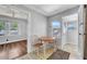 Charming breakfast nook with a small wooden table, two chairs, and bright natural lighting at 220 19Th S Ave, St Petersburg, FL 33705