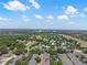 Panoramic aerial shot of the neighborhood with green tree coverage at 246 Castlekeeper Pl, Valrico, FL 33594