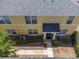 Charming front entrance with stylish pillars and a landscaped walkway at 246 Castlekeeper Pl, Valrico, FL 33594