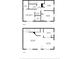 Floor plan showing both levels, including the bedrooms, living spaces, and kitchen at 246 Castlekeeper Pl, Valrico, FL 33594