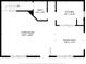 Detailed floor plan showcasing the layout of the living area, kitchen, and bath at 246 Castlekeeper Pl, Valrico, FL 33594