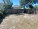 A spacious fenced backyard with room to customize at 3851 72Nd N St, St Petersburg, FL 33709