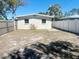 Fenced backyard with room for gardening or recreation at 3851 72Nd N St, St Petersburg, FL 33709