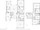 Two story floor plan showcasing kitchen, living room, bedrooms, bathrooms, garage, game room, and more at 3952 Bonfire Dr, Odessa, FL 33556