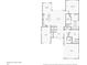Detailed first floor plan showcasing kitchen, living room, bedrooms, bathrooms, garage, and more at 3952 Bonfire Dr, Odessa, FL 33556