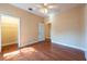 Spacious bedroom with ceiling fan and walk-in closet at 4416 Tevalo Dr, Valrico, FL 33596