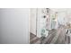 Entryway closet with shelving units, hanging space and decor at 4816 Snook Se Dr # F, St Petersburg, FL 33705