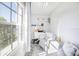 Cozy office space with lots of light featuring a view of the lake at 4816 Snook Se Dr # F, St Petersburg, FL 33705